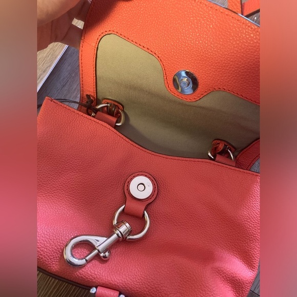Rebecca Minkoff Stella Mini Satchel in Grapefruit NWT - Picture 9 of 11